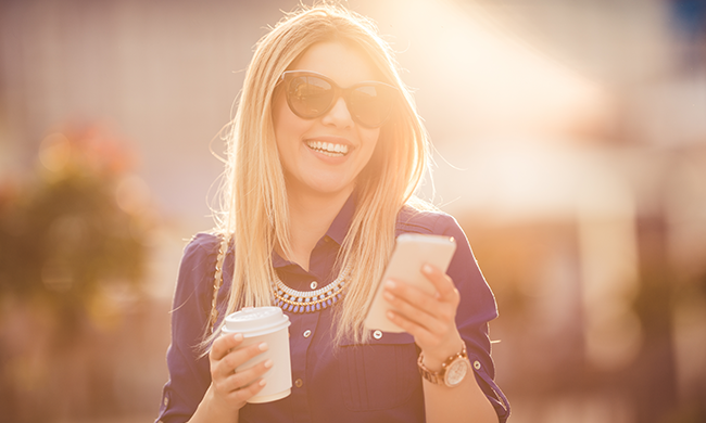 Woman Smiling