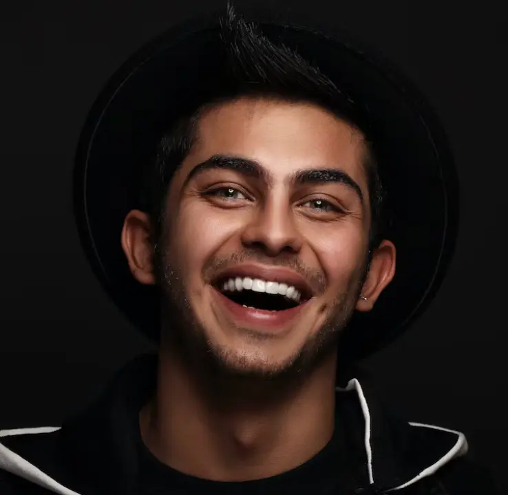 Man smiling